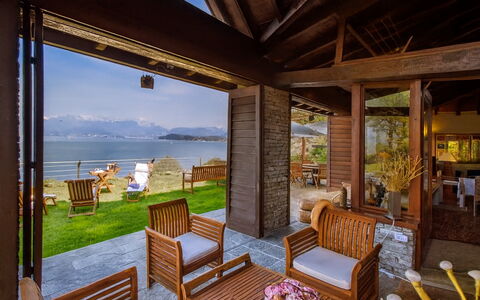 Isa Villa: Wood, Resort, Cottage, Porch, Home, Eco Hotel, Door, Deck, Hardwood, Shade