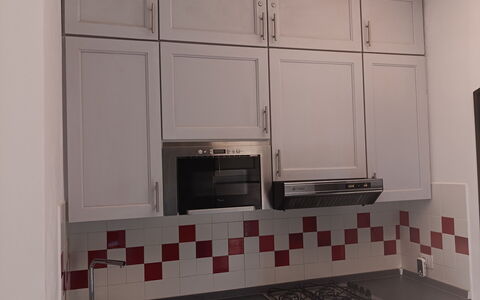 Rocciarossa: Kitchen, Kitchen Appliance, Major Appliance, Cabinetry, Countertop, Interior Design, Kitchen Sink, Kitchen Stove, Stove, Home Appliance