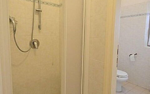 Villa Castellani: Floor, Flooring, Plumbing Fixture, Plumbing, Bathroom, Room, Door, Shower, Shower Door, Tile