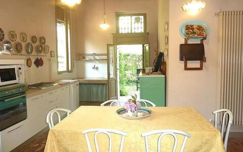 Villa Castellani: Furniture, Interior Design, Flooring, Wood, Table, Floor, Dining Room, Chair, Kitchen & Dining Room Table, Lighting