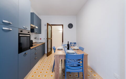 Stella Marina: Flooring, Interior Design, Wood, Floor, Major Appliance, Cabinetry, Room, Kitchen, Furniture, Countertop