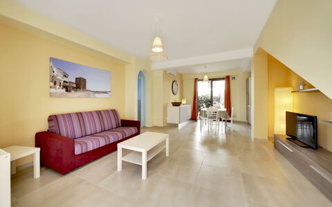 Borgo Vigata 1: Flooring, Floor, Ceiling, Resort, Chair, Living Room, Hotel, Couch