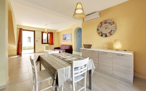 Borgo Vigata 1: Furniture, Interior Design, Flooring, Floor, Wood, Ceiling, Room, Apartment, Table, Lighting