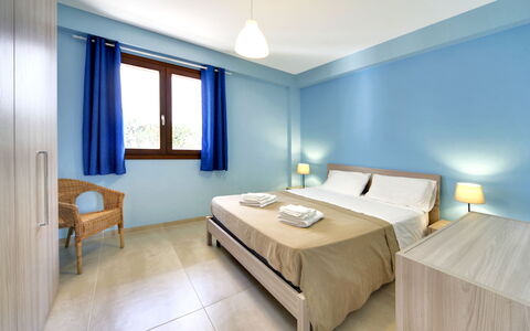 Borgo Vigata 1: Furniture, Interior Design, Floor, Apartment, Bedroom, Bed, Bed Frame, Resort, Chair, Hotel