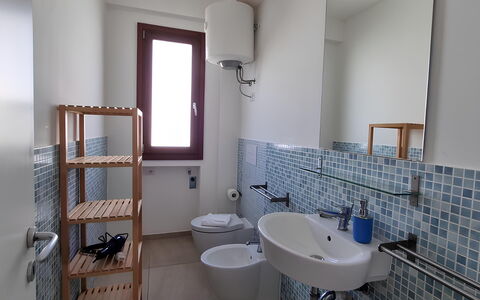 Borgo Vigata 3: Flooring, Interior Design, Floor, Plumbing Fixture, Bathroom Sink, Bathroom, Sink, Tap, Plumbing, Lighting