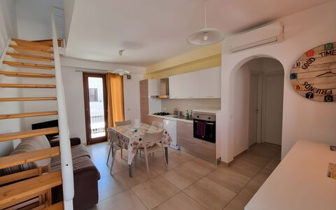 Borgo Vigata 3: Flooring, Wood, Floor, Interior Design, Furniture, Apartment, Wood Stain, Room, Door, Ceiling