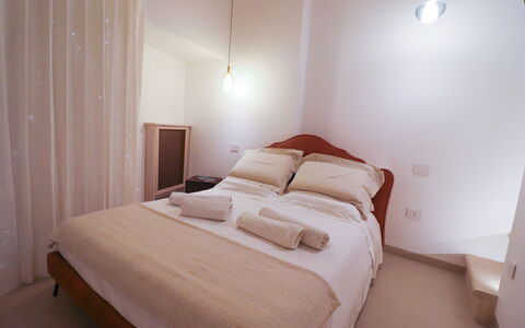 Bacchus: Historic Charming Home: Bed, Bedroom, Interior Design, Wood, Floor, Bed Sheet, Flooring, Ceiling, Bedding, Furniture