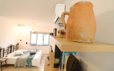 Malika: Furniture, Bed, Interior Design, Bedroom, Wall, Floor, Wood, Flooring, Ceiling, Bed Sheet