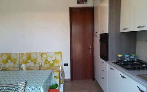 Villa Maddalena: Flooring, Interior Design, Floor, Wood, Furniture, Room, Lighting, Apartment, Kitchen, Ceiling