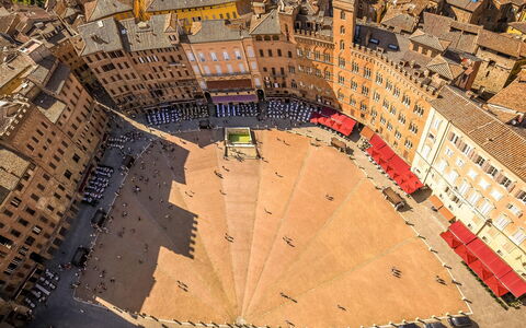Casa Lory, Monteriggioni, Siena: Building, City, Urban Area, Facade, Town, Public Space, Architecture, Town Square, Human Settlement, Urban Design
