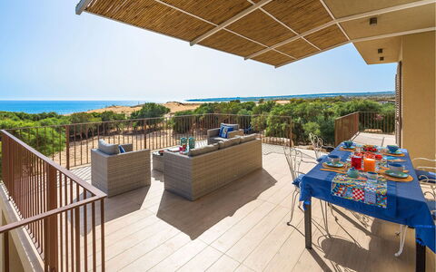 Casa Gentile: Balcony, Shade, Porch, Eco Hotel, Wood Stain, Resort, Estate, Chair, Villa, Hotel
