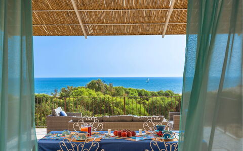 Casa Gentile: Blue, Furniture, Chair, Outdoor Furniture, Sea, Resort, Linens, Shade, Eco Hotel, Tropics