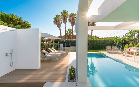 Villa Zora: Resort, Home, Floor, Swimming Pool, Eco Hotel, Apartment, Shade, Estate, Villa, Outdoor Furniture