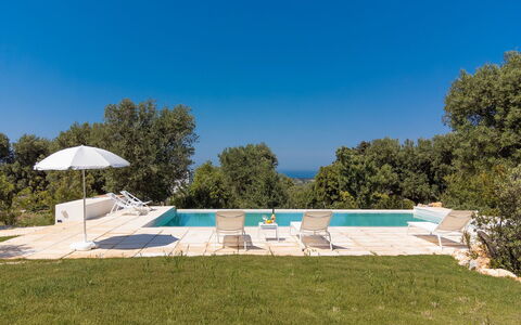 Villa Riva: Blue, Garden, Shade, Landscaping, Swimming Pool