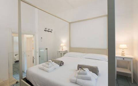 Villa Riva: Interior Design, Bed, Ceiling, Bedroom, Floor, Bed Frame, Apartment, Bedding, Room, Bed Sheet