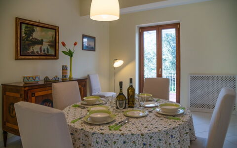 Villa Ava: Furniture, Interior Design, Table, Dining Room, Wood, Flooring, Chair, Room, Kitchen & Dining Room Table, Textile