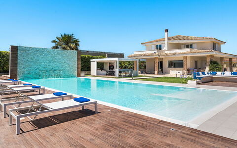 Villa Agorà: Swimming Pool, Blue, Resort, Eco Hotel, Leisure, Thermae, Composite Material, Estate, Villa, Outdoor Furniture