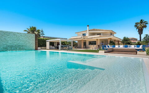 Villa Agorà: Swimming Pool, Blue, Resort, Leisure, Eco Hotel, Composite Material, Estate, Villa, Hotel, Mansion