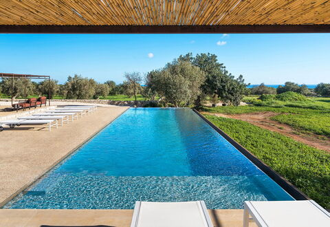 Villa del Sole: Blue, Swimming Pool, Resort, Water Feature, Reflecting Pool