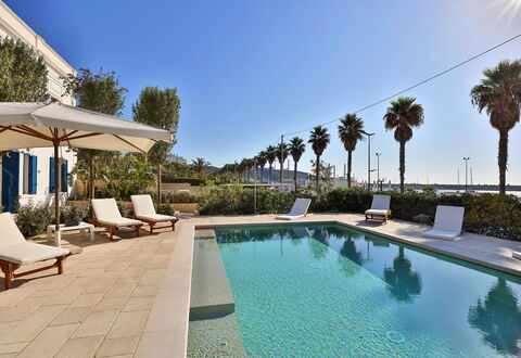 Casa Leuca: Blue, Swimming Pool, Resort, Sunlounger, Outdoor Furniture, Eco Hotel, Shade, Umbrella, Hotel, Villa