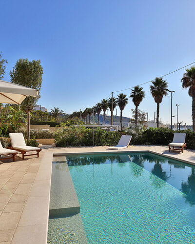 Casa Leuca: Blue, Swimming Pool, Resort, Sunlounger, Outdoor Furniture, Eco Hotel, Shade, Umbrella, Hotel, Villa