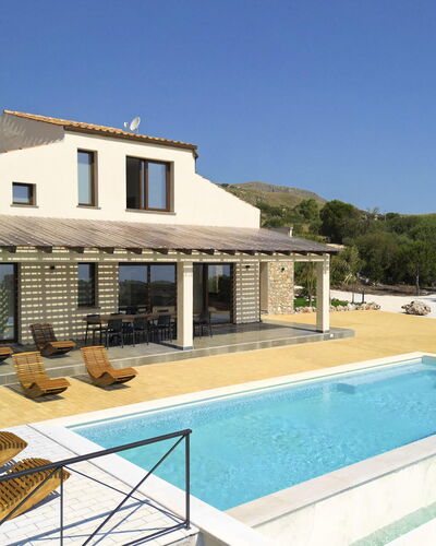 Villa Priscilla: Swimming Pool, Resort, Residential Area, Home, Estate, Roof, Composite Material, Outdoor Furniture, Door, Farmhouse