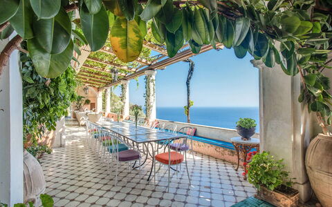 Villa San Giacomo: Blue, Sea, Coastal And Oceanic Landforms, Coast, Ocean, Flowerpot, Resort, Houseplant, Tropics, Caribbean
