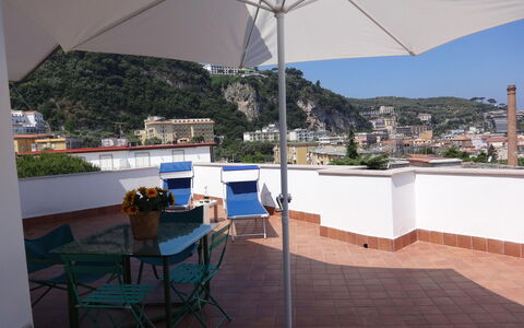 Apartment Snicher: Apartment, Balcony, Chair, Kitchen & Dining Room Table, Houseplant, Restaurant, Outdoor Table