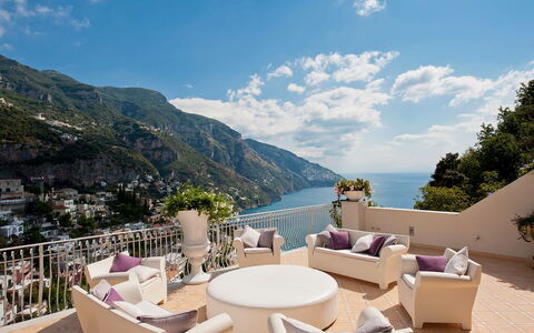 Villa Moresca: Furniture, Interior Design, Couch, Table, Chair, Textile, Home, Living Room, Lighting, Floor