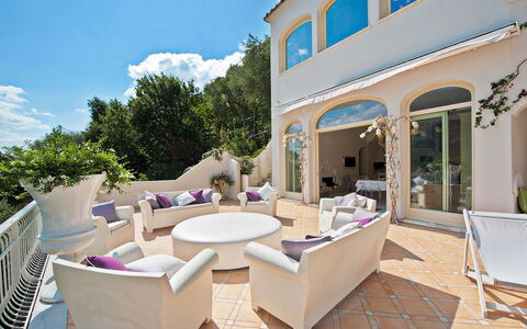Villa Moresca: Furniture, Home, Estate, Resort, Chair, Balcony, Mansion, Hacienda, Villa, Outdoor Furniture