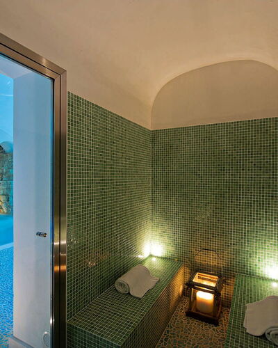Villa Moresca: Flooring, Floor, Composite Material, Swimming Pool, Tile, Ceiling, Resort, Hotel, Design, Bathtub