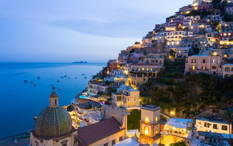 Casa Amalfitana: Blue, Horizon, Coast, Sea, Coastal And Oceanic Landforms, Summer, Ocean, Tourist Attraction, Beach