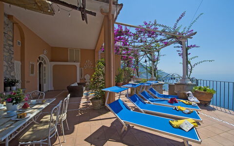Casa Gemma: Blue, Flowerpot, Chair, Balcony, Houseplant, Resort, Hotel, Eco Hotel, Villa, Resort Town