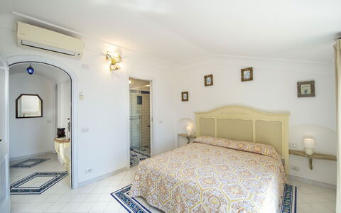 Casa Gioia: Interior Design, Furniture, Floor, Flooring, Ceiling, Bedroom, Bed, Room, Table, Bed Sheet