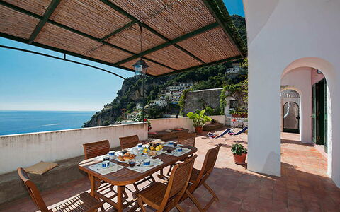 Positano View: Coast, Sea, Coastal And Oceanic Landforms, Mountain, Ocean, Balcony, Bay, Headland, Promontory