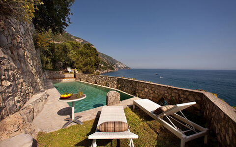 Romantic Tower: Blue, Outdoor Furniture, Swimming Pool, Coast, Sea, Resort, Sunlounger, Shore, Tropics, Resort Town