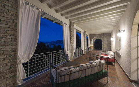 Villa Alina: Furniture, Flooring, Chair, Ceiling, Balcony, Outdoor Furniture, Villa, Hotel, Eco Hotel, Armrest