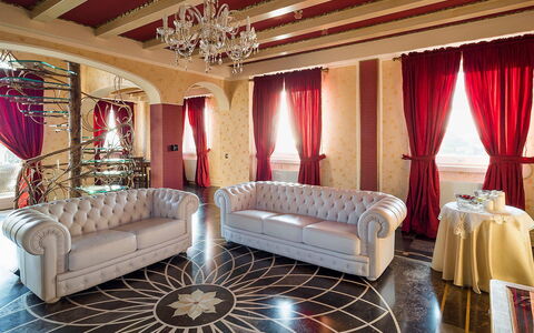 Villa Gemma: Furniture, Interior Design, Flooring, Couch, Floor, Living Room, Lighting, Ceiling, Room