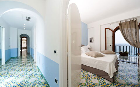 Villa Heart: Flooring, Interior Design, Floor, Room, Ceiling, Bedroom, Hotel, Resort, Wood Stain, Wood Flooring