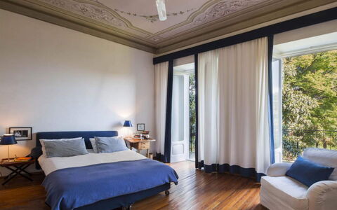 Villa Romantica: Interior Design, Bed, Furniture, Bedroom, Bedding, Wood, Floor, Flooring, Bed Sheet, Room