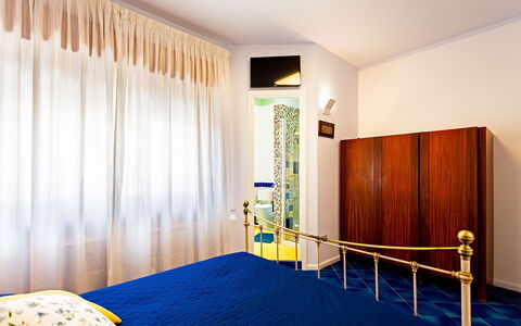 Casa Serena: Interior Design, Wall, Bedroom, Bed, Flooring, Floor, Furniture, Textile, Room, Lighting