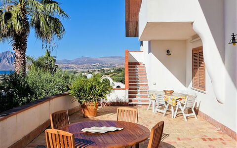 Villa Lo Capo: Shade, Chair, Balcony, Hacienda, Resort, Eco Hotel, Landscaping, Outdoor Furniture, Estate, Villa