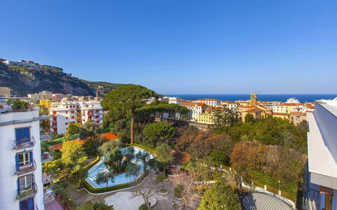Casa Primavera: Apartment, Condominium, Garden, Landscaping, Hotel, Fountain, Resort Town, Water Feature