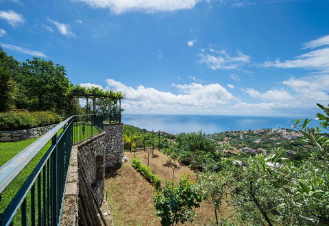 Villa Tortuga: Horizon, Landscape, Sea, Ocean, Fence, Stock Photography