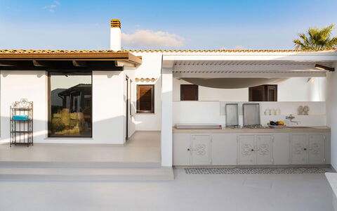 Cala Diletta: Interior Design, Flooring, Floor, Home, Architecture, Ceiling, Door, Room, Kitchen, Shade