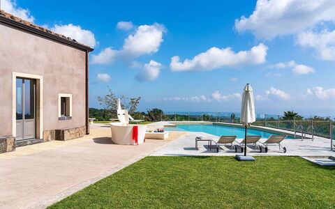 Villa Magical Tower: Estate, Resort, Chair, Swimming Pool, Shade, Villa, Landscaping, Outdoor Furniture, Hacienda, Eco Hotel