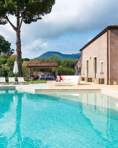 Villa Magical Tower: Swimming Pool, Estate, Resort, Thermae, Water Feature, Hacienda, Landscaping, Villa, Courtyard, Reflecting Pool