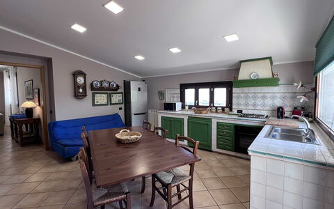 Villa Jamie: Furniture, Interior Design, Flooring, Kitchen, Ceiling, Chair, Table, Countertop, Room, Kitchen & Dining Room Table