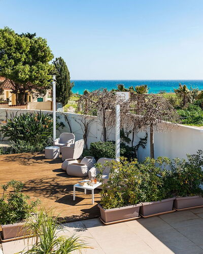 Ippocampo: Outdoor Furniture, Garden, Landscaping, Shade, Resort, Eco Hotel, Chair, Balcony
