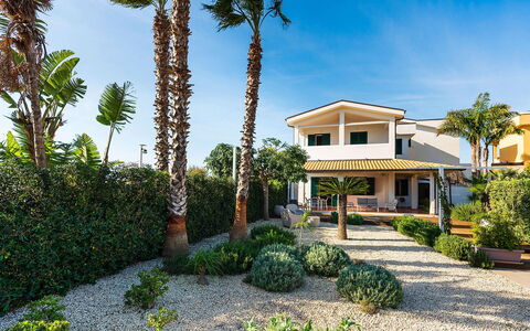 Stella Marina: Residential Area, House, Architecture, Home, Shrub, Estate, Garden, Landscaping, Driveway